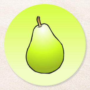 Pear Pulp board coaster