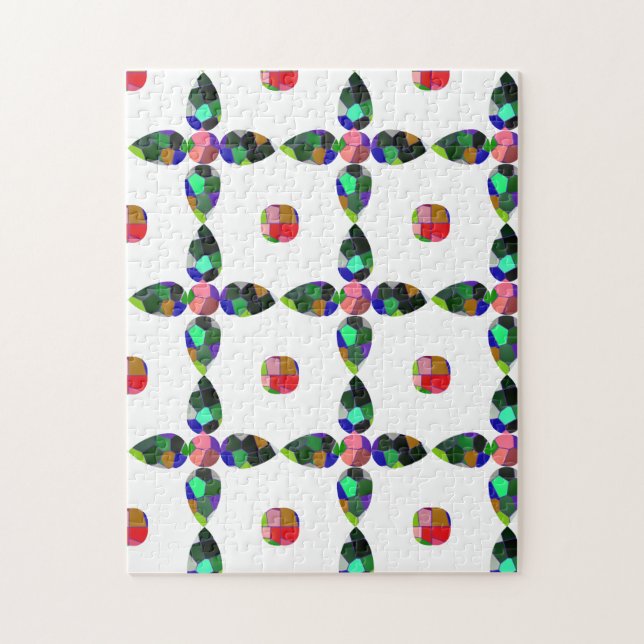 Pear shape Colour Art Jigsaw Puzzle (Vertical)