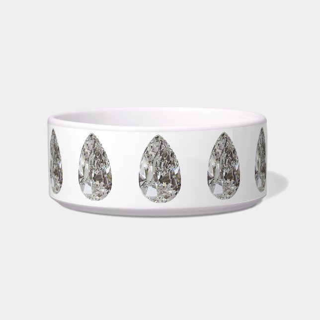 Pear Shaped Diamond Bowl (Front)