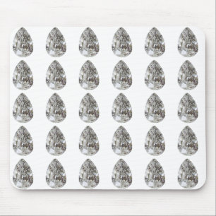 Pear Shaped Diamond Mouse Mat