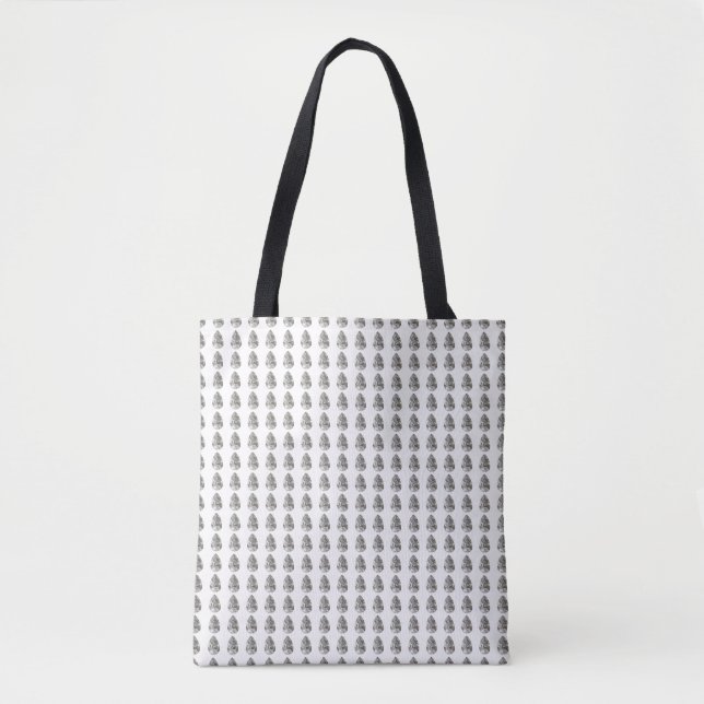 Pear Shaped Diamond Tote Bag (Front)