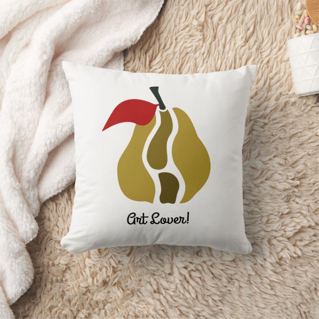 Pear Splitting Art Cushion (Blanket)