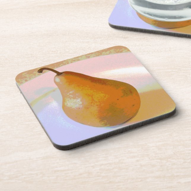 Pear Still Life 2 Coaster (Left Side)