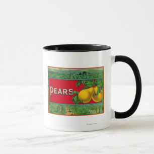 Pear Stock Crate Label Mug