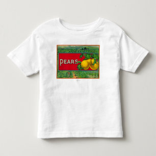 Pear Stock Crate Label Toddler T-Shirt