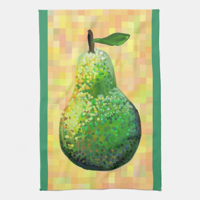 Pear Tea Towel (Vertical)