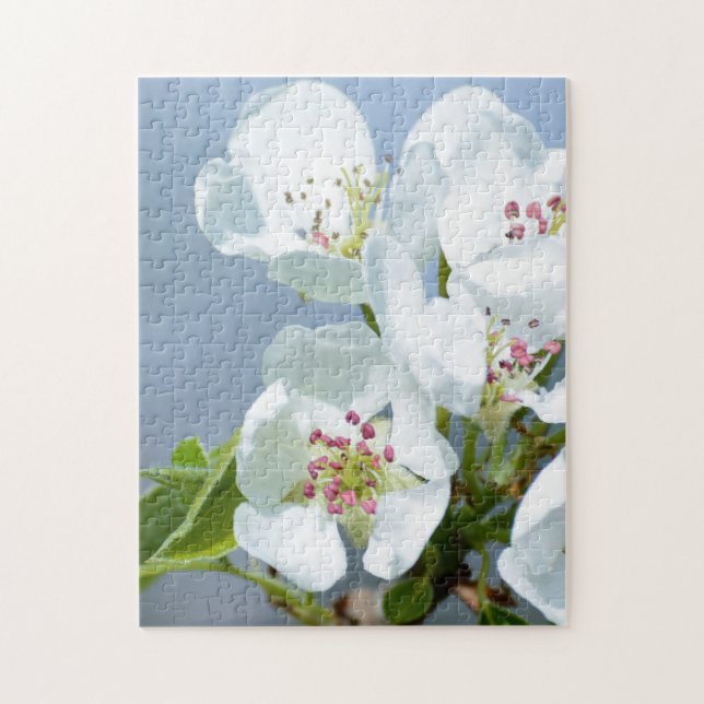 Pear tree blooming jigsaw puzzle (Vertical)