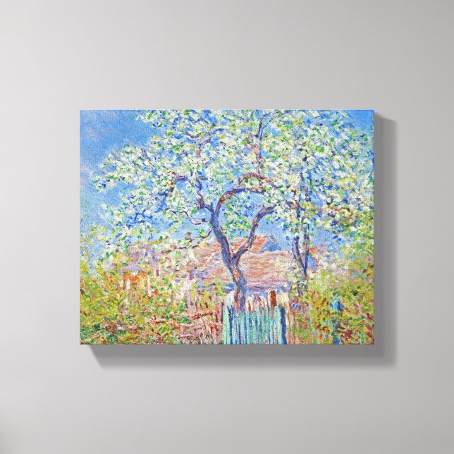 Pear Tree in Flower - Claude Monet Canvas Print (Front)