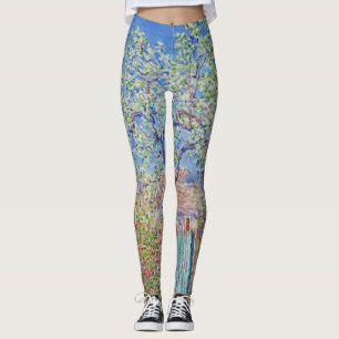 Pear Tree in Flower - Claude Monet Leggings