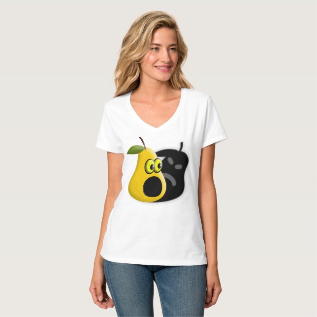 Pearanoia / Paranoia, funny design, new trend T-Shirt (Front Full)