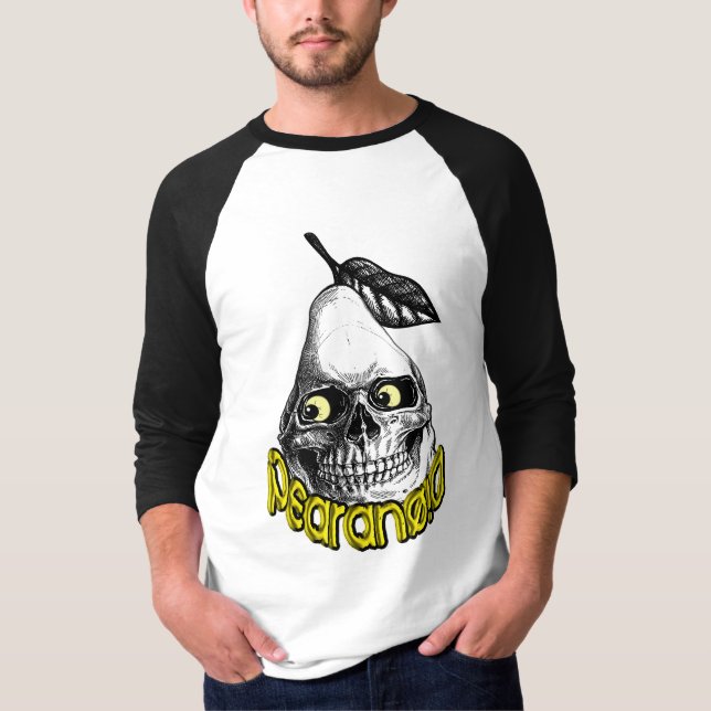 Pearanoia / Paranoia, funny design, new trend T-Shirt (Front)