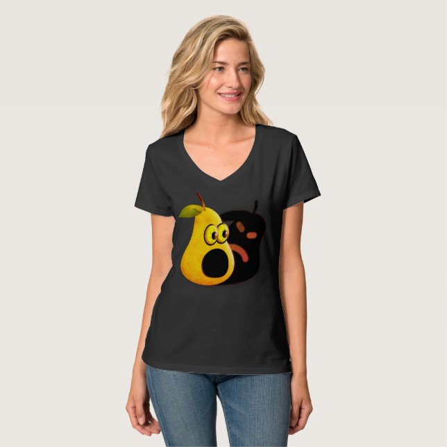 Pearanoia / Paranoia, funny design, new trend T-Shirt (Front Full)