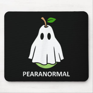 Pearanormal Cute Ghost Pear Halloween Costume Funn Mouse Mat