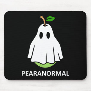 Pearanormal Cute Ghost Pear Halloween Costume Mouse Mat