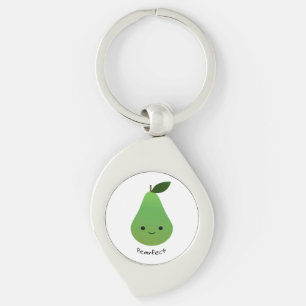Pearfect Cute Kawaii Pear Key Ring