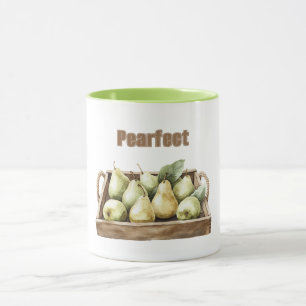 Pearfect Pear Green Fruit Mug