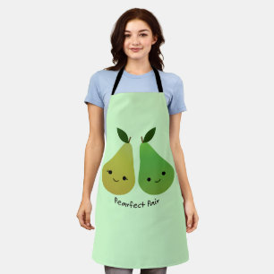 Pearfect Pear Kawaii Pears  Apron