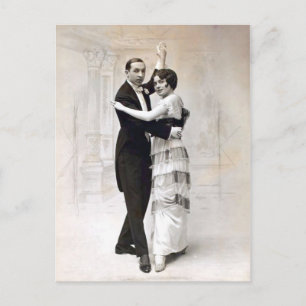 Pearl and Guy Magley Vintage Vaudeville Couple Postcard