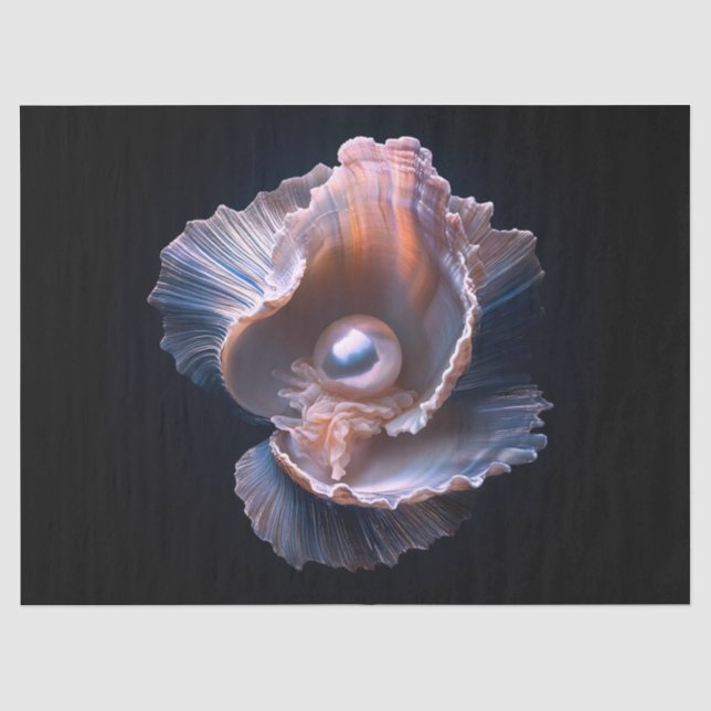 Pearl and Seashell Tissue Paper (Front)