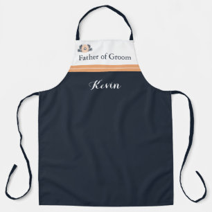 Pearl Black Watusi Tacao Wedding Apron Father