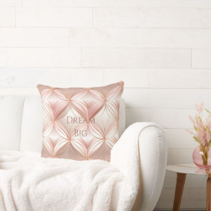 Pearl Blush Pink Rose Gold  Cushion
