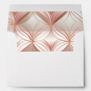 Pearl Blush Pink Rose Gold Envelope