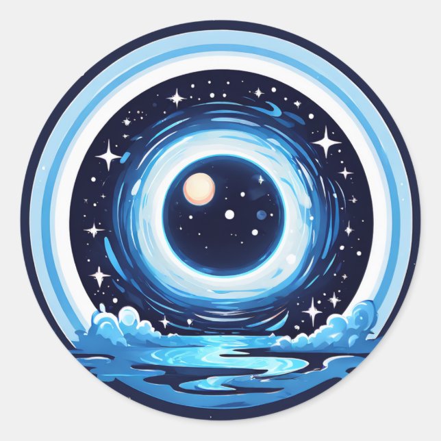 pearl classic round sticker (Front)