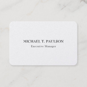 Pearl Classical Minimalist Professional Elegant Business Card