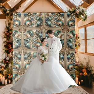Pearl Coast Elegance Formal Backdrop Tapestry