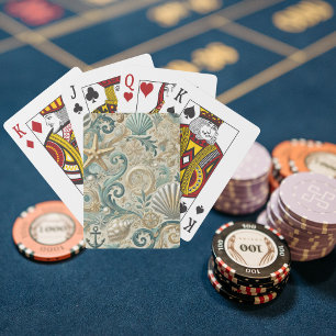 Pearl Coast Elegance Nautical Playing Cards