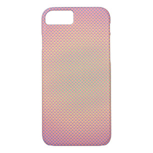 Pearl colour carbon fibre patterned iPhone 8/7 case