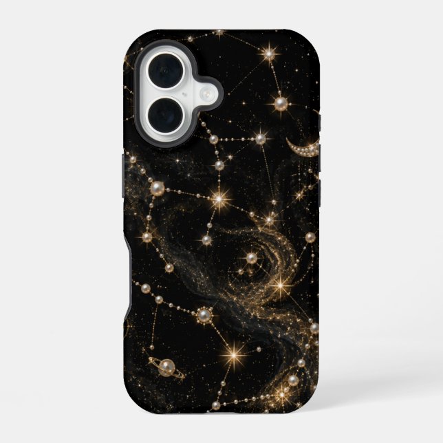 Pearl constellation iphonecase iPhone 16 case (Back)