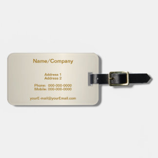 Pearl Cream Luggage Tag