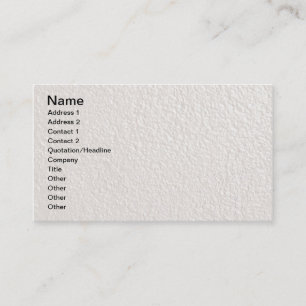 PEARL creamy white textured backgrounds templates Business Card