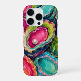 Pearl Crush Colourful Oyster iPhone 16 Pro Case