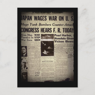 Pearl Day Infamy Postcard