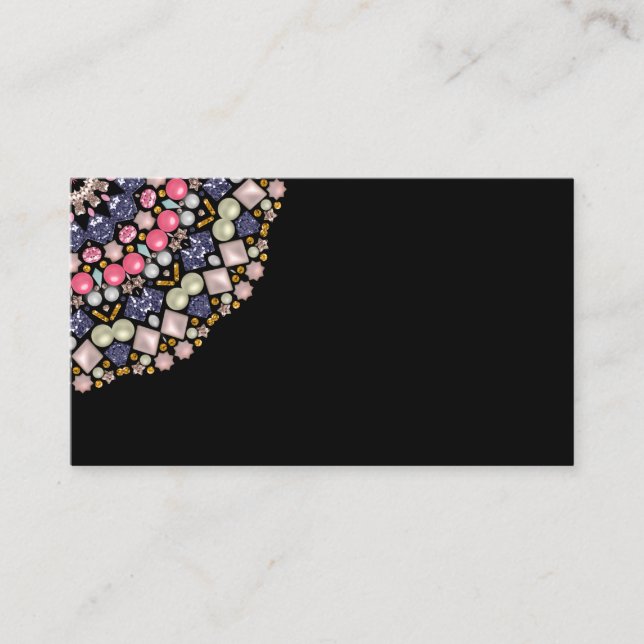 Pearl decoration business card (Front)
