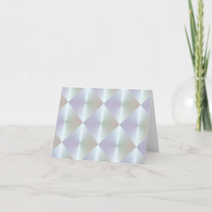 Pearl Diamond Tile Pattern Thank You Card