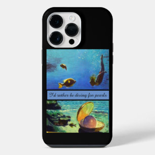 Pearl diving iPhone 14 pro max case
