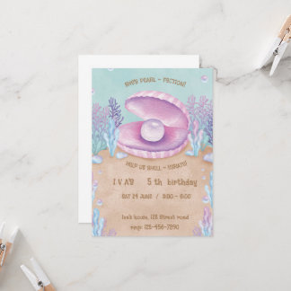 Pearl-fection  invitation