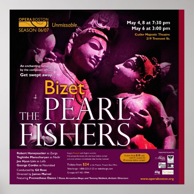 pearl fisher poster (Front)