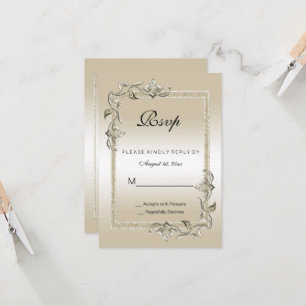 Pearl Gem & Glitter 30th Wedding Anniversary RSVP