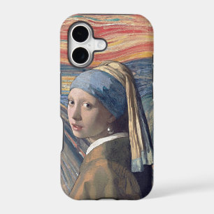 Pearl Girl Screams – Classic Art Mashup Case