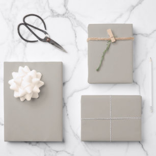 Pearl Gray Spring And Summer Trending Color Wrapping Paper Sheet