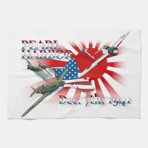 Pearl Habor December 7, 1941 Kitchen Towel
