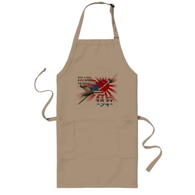 Pearl Habor December 7, 1941 Long Apron (Front)