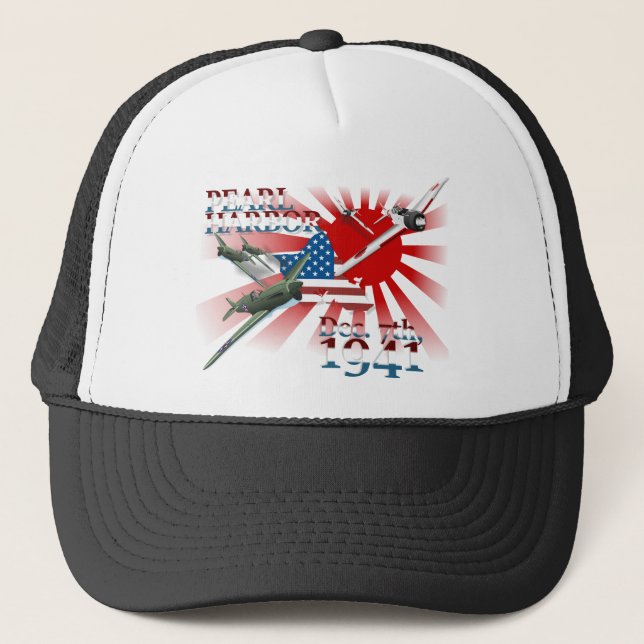 Pearl Habor December 7, 1941 Trucker Hat (Front)