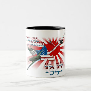 Pearl Habor December 7, 1941 Two-Tone Coffee Mug