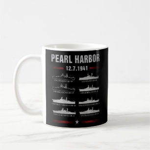 Pearl Harbor Battleship Memorial Day December 7Th  Coffee Mug