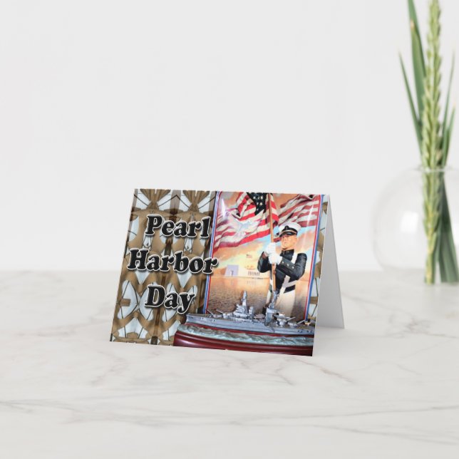 Pearl Harbour Day Card (Front)